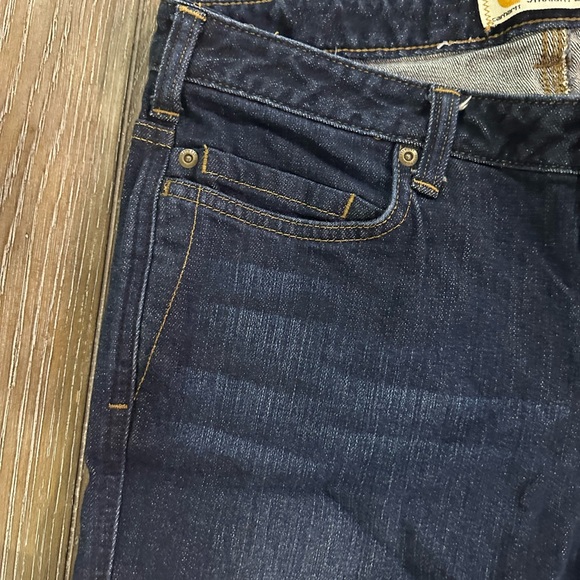 Carhartt Dark Blue Women's Jeans - Picture 5 of 13